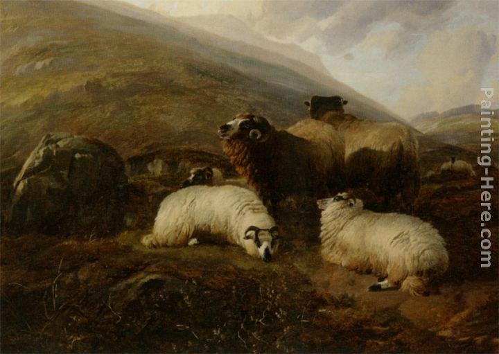 Thomas Sidney Cooper Sheep in the Highlands